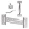 National Hardware National Hardware Galvanized Silver Steel T-Hinge Gate Kit 1 pk N166-008 - alternate 2
